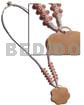 Beaded Macrame 40mm Scallop Melo
