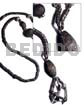 Tassled 4-5mm Coco Heishe Silver
