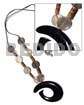 Wax Cord 20mm Laminated Silver/nat.