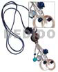 Tassled Navy Blue Satin Cord
