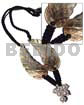Black Macrame 2pcs. 75mmx28mm Blacklip