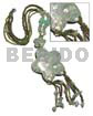 2 Rows Glass Beads, 2-3mm