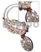 4-5mm White Clam Dotted Moonshells,