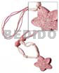 3 Layers Pink/crème Wax Cord