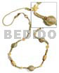 Golden Yellow Glass Beads Wrapped