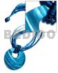 45mm Round Kabibe Shell Pendant