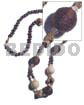 8mm Round Wood Beads Bleached