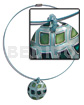 Coated Blue Cable Wire Neckline