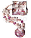 4-5mm White Clam Heishe Moon