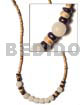 2-3 Tiger Heishe Buri Beads