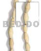 Natural White Wood Football 7x10mm