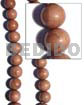 25mm Rosewood Round Beads