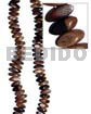 Tiger Camagong Slidecut Wood Beads