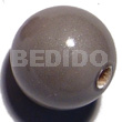 25mm Nat. Wood Beads In