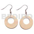 Dangling 40mm Ring Nat. White