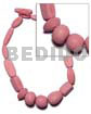 Natural Wood Beads Dyed In