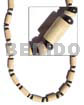 Nat. White Wood Tube Black
