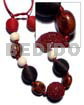 20mm/25mm/30mm Round Wrapped Wood Beads