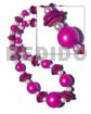 Graduated Wood Beads 25mm/20mm/15mm/10mm In