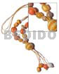 2 Layers Tassled Wax Cord