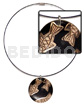 Coated Black Cable Wire Neckline