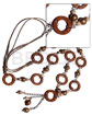 11pcs Round 40mm Wood Ring