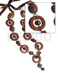 7pcs Round 40mm Wood Rings