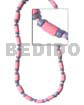 Pink Woood Tube Lavender 4-5mm