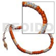 Coral 4-5mm Coco Pokalet. Orange