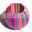 Elastic Multicolored Natural White Wood