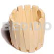 Elastic "ambabawod" Wood Bangle Clear