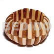Elastic Patched Half Moon Wood