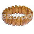 Bayong Elastic Wood Bangle Clear
