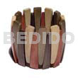 Elastic Nat. Wood Bangle /