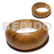 Graduated Robles Wood Bangle Clear