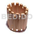 Elastic Ambabawod Wood Bangle Clear
