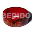 Wood Bangle Laminated Bamboo Half