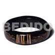 Wood Bangle Laminated Vine Sentiments