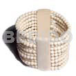 Elastic 10 Rows Bleach 6mm