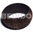Nat. Wood Bangle In Black