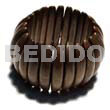 Elastic Robles Wood Bangle Clear