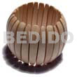 Elastic Ambabawod Wood Bangle Clear
