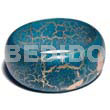 Nat. Wood Bangle In Ocean