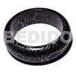 Nat. Wood Bangle In Black