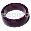 H=25mm Thickness=10mm Nat. Wood Bangle