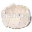 35mmx20mm Teardrop Buffed Nat. White