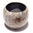 Chunky Laminated Shell Crackled Wooden