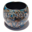 Chunky Laminated Shell Crackled Wooden