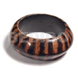 Chunky Wooden Bangle Laminated Twigs