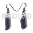 Dangling Pastel Blue Wood Tube